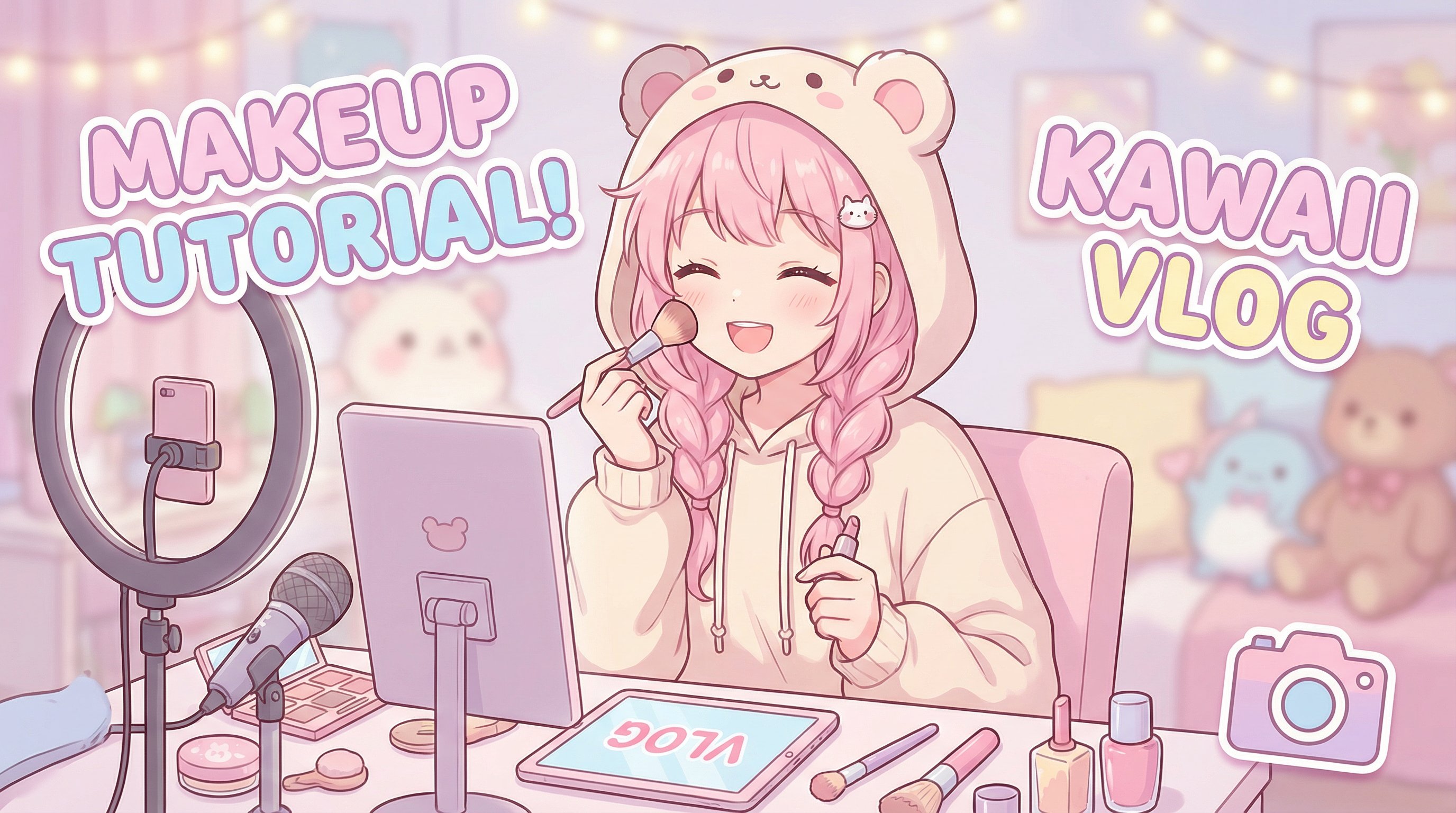 糖心vlog美妆视频教程